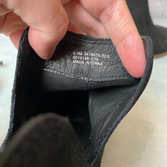 NWOT Frye Reina Cut Out Bootie in black size 9.5 - Picture 7 of 7